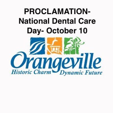 PROCLAMATION- National Dental Care Day- October 10